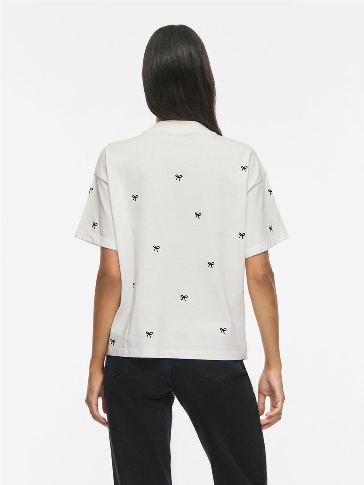 Vila Bow O-neck t-shirt