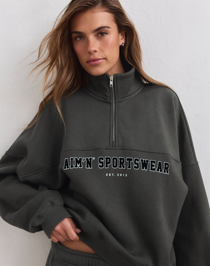 AIMN Varsity Sweat Half Zip
