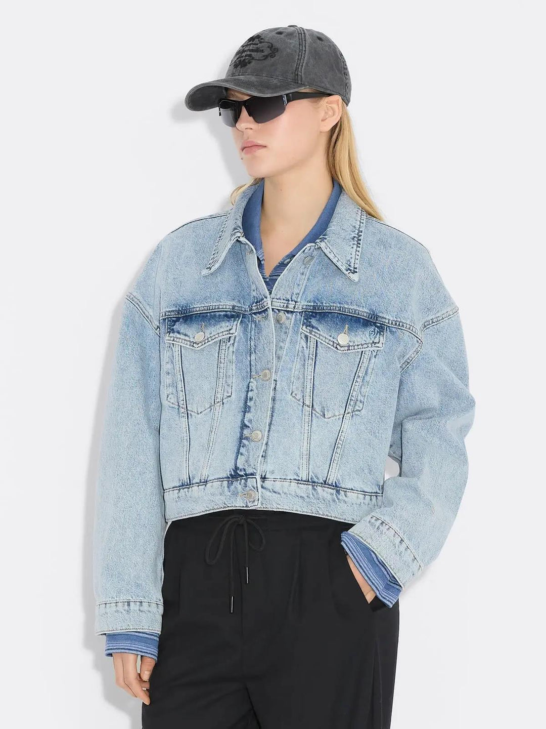 Holzweiler Cropped denim jacket