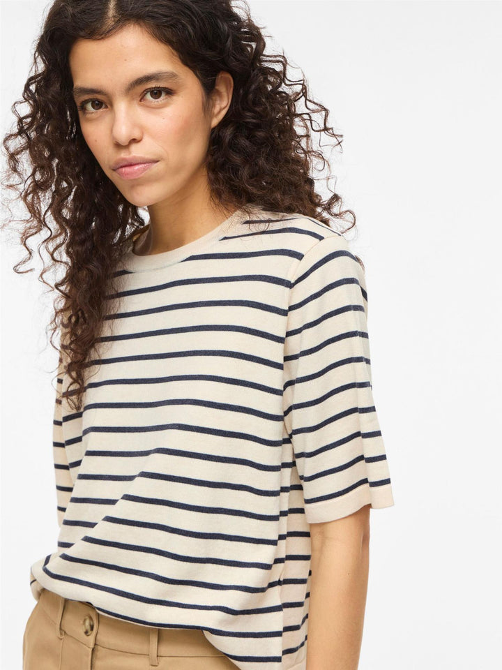 Vila Malu Neck knit top