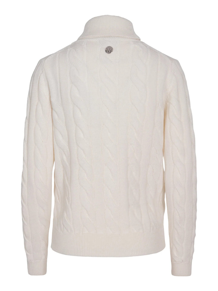 Haust Cable knitted roll neck