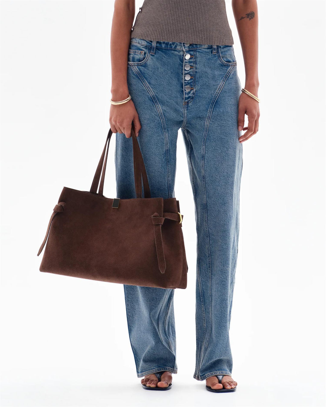 Yuzefi Gyoza Tote Suede