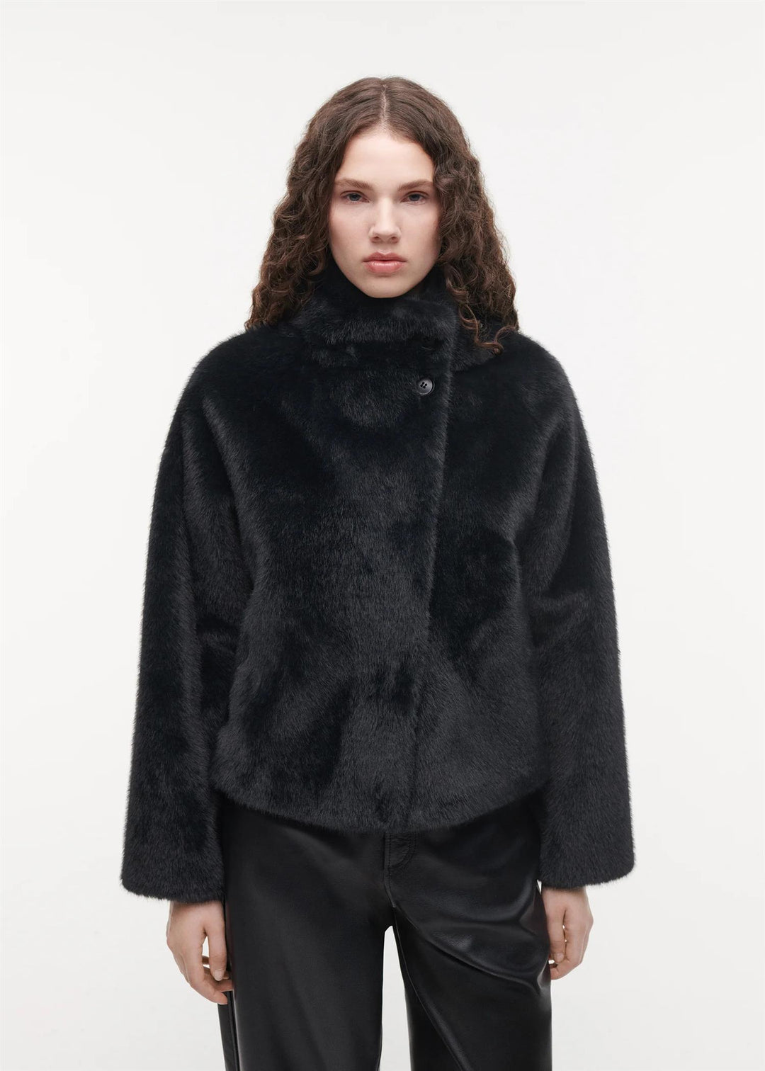 STUDIO AR Mallow Faux mink