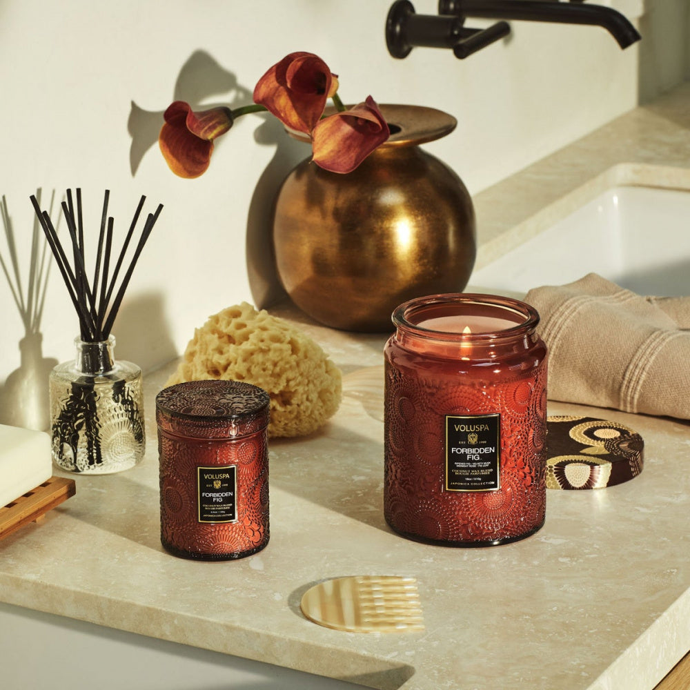 VOLUSPA Large Jar Candle Forbidden Fig