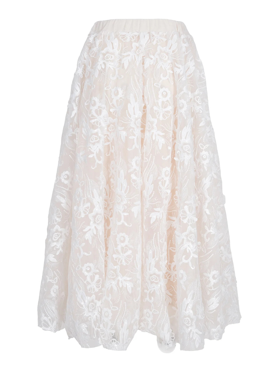Haust Fab long tulles skirt Embroidery