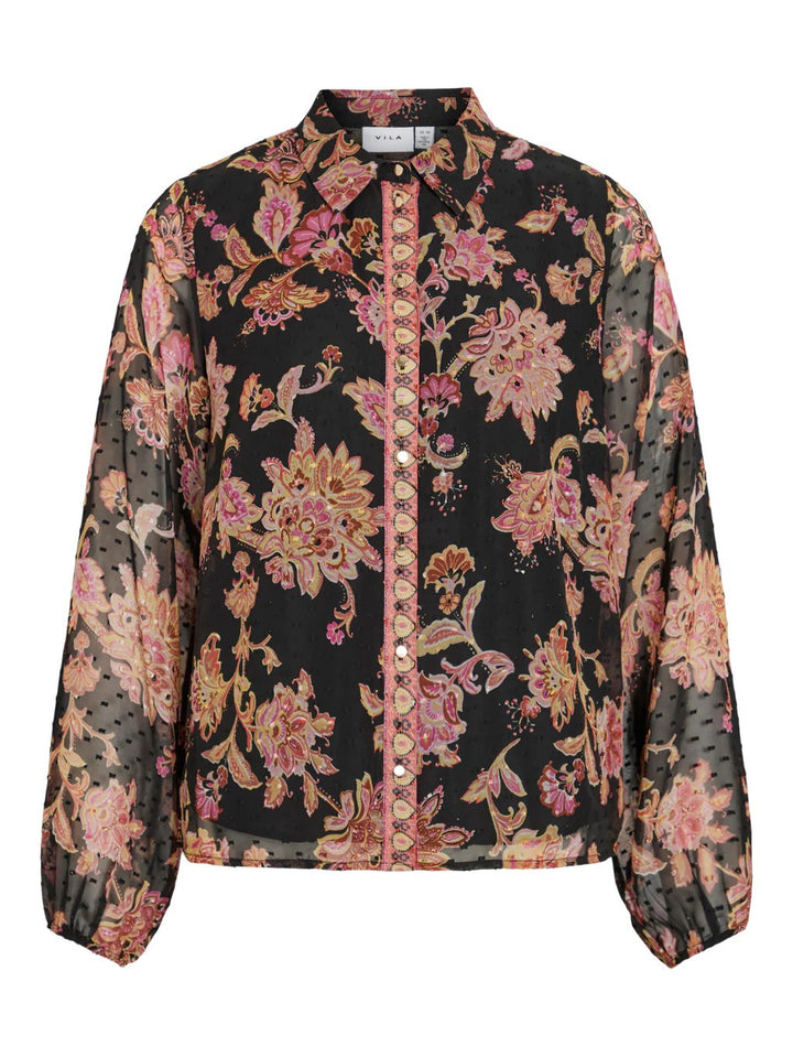 Vila Vipraya O-neck Printed Shirt