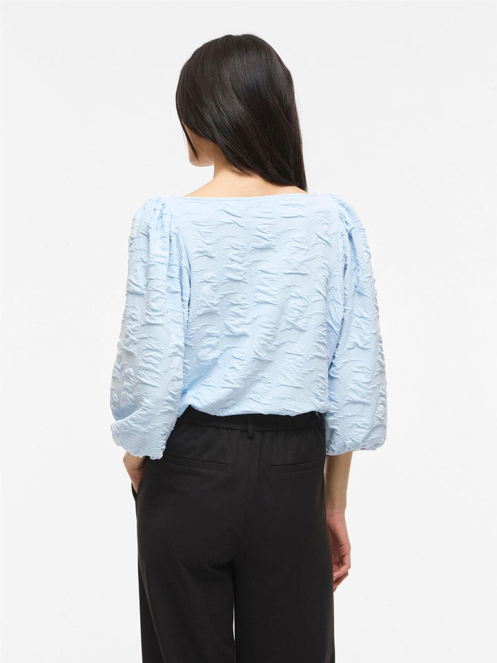 Vila Devera boatneck jaquard top