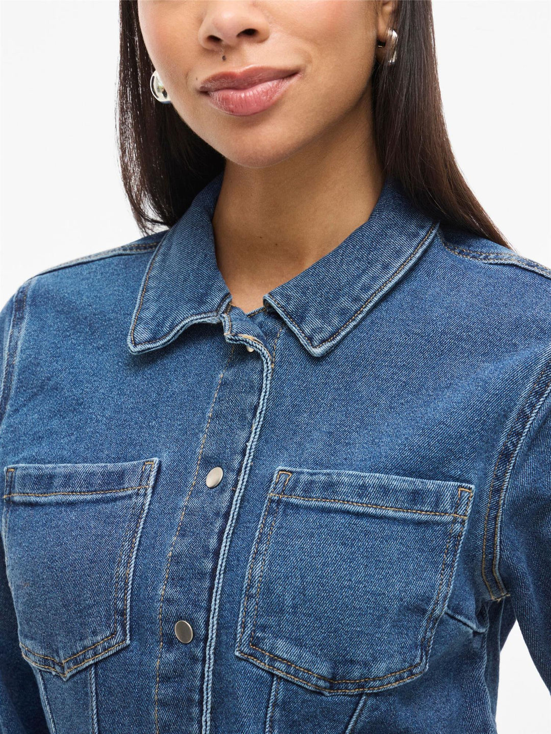 Vila Visol L/S Denim Shirt