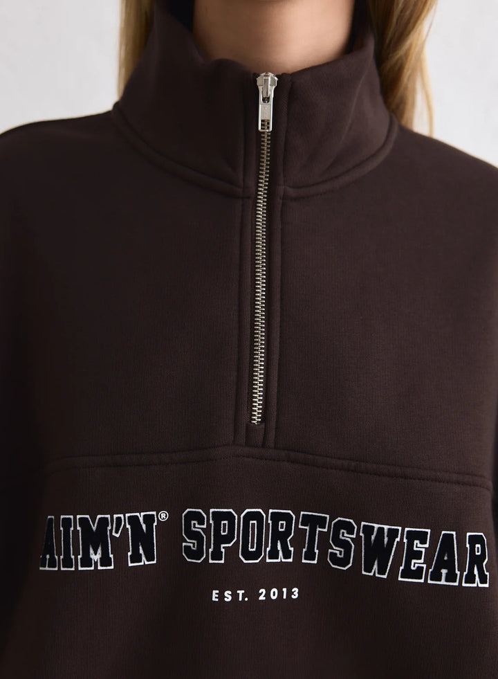 AIMN Varsity Sweat Half Zip
