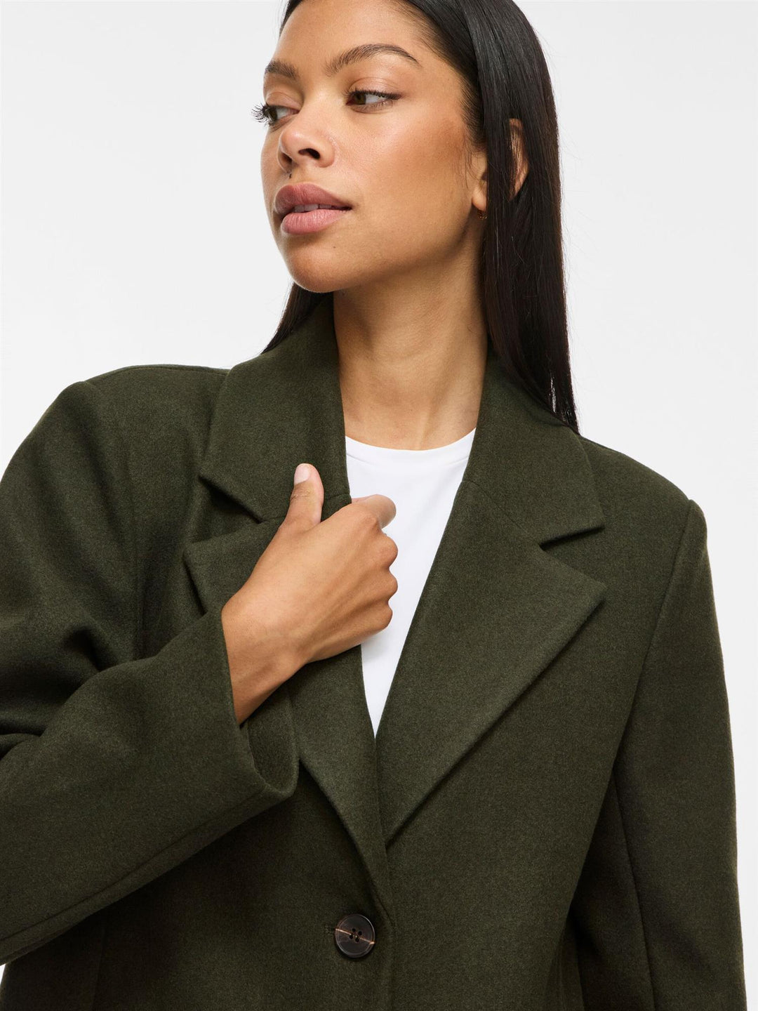 Vila Viclaudia Button Coat