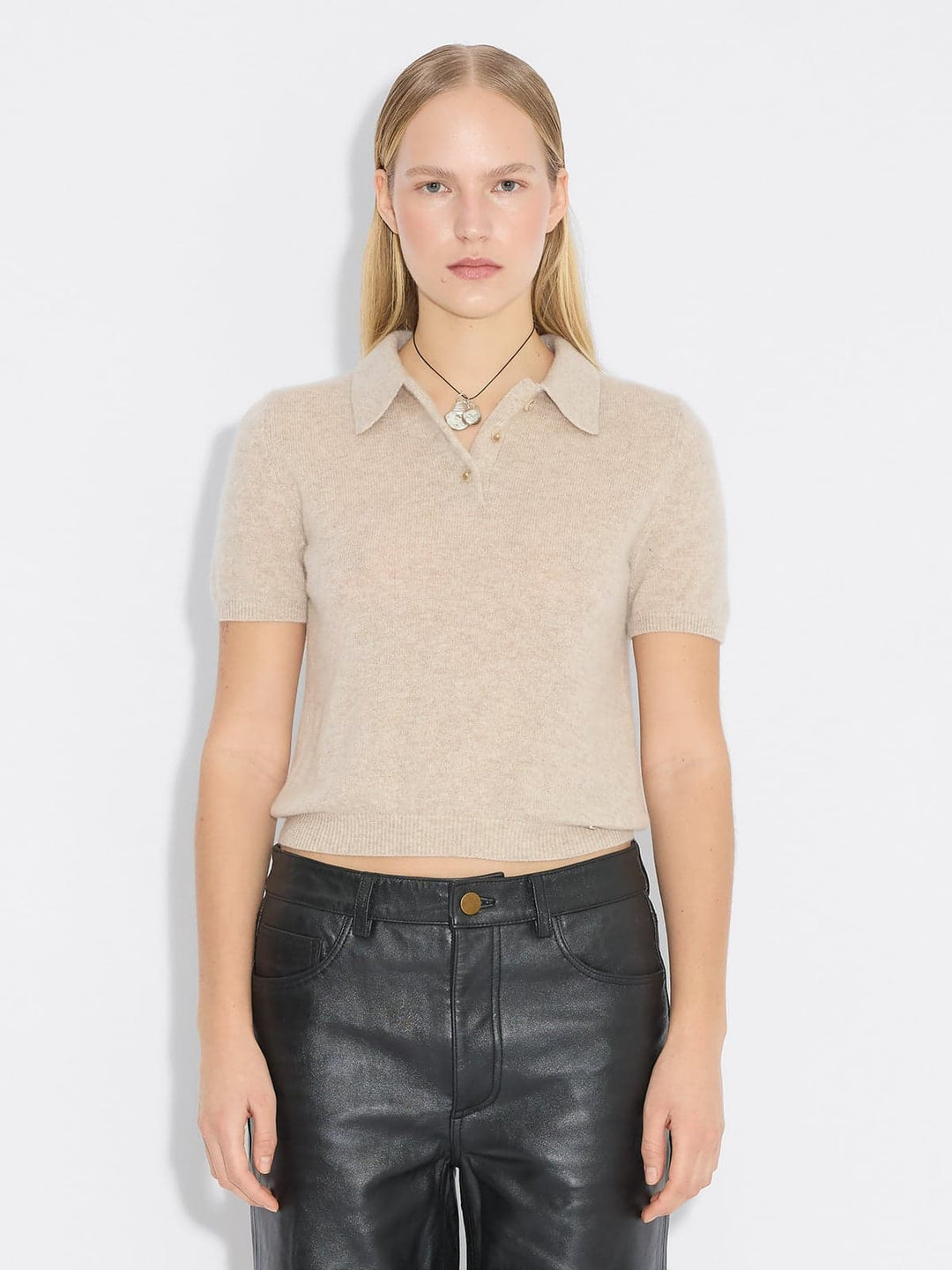 Holzweiler Cahmere short sleeve Polo