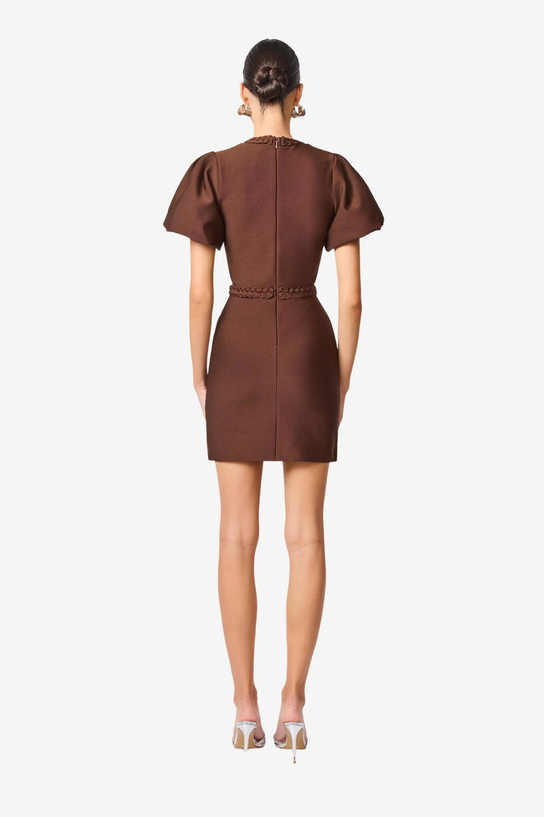 Elliatt Floriana puff mini dress