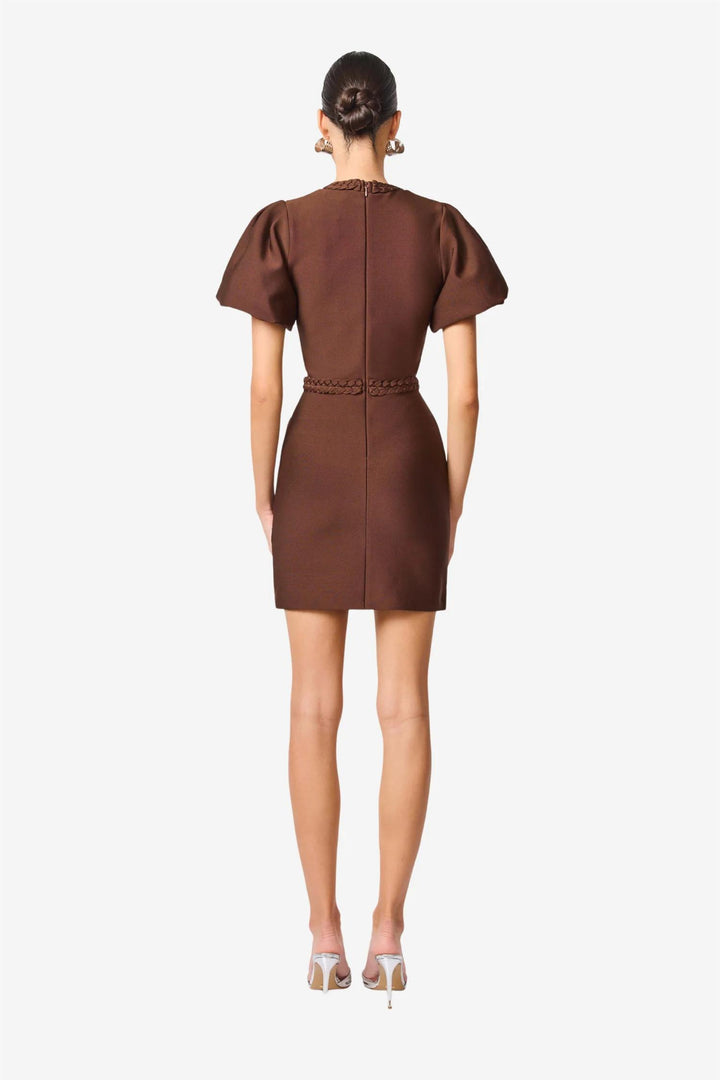 Elliatt Floriana puff mini dress