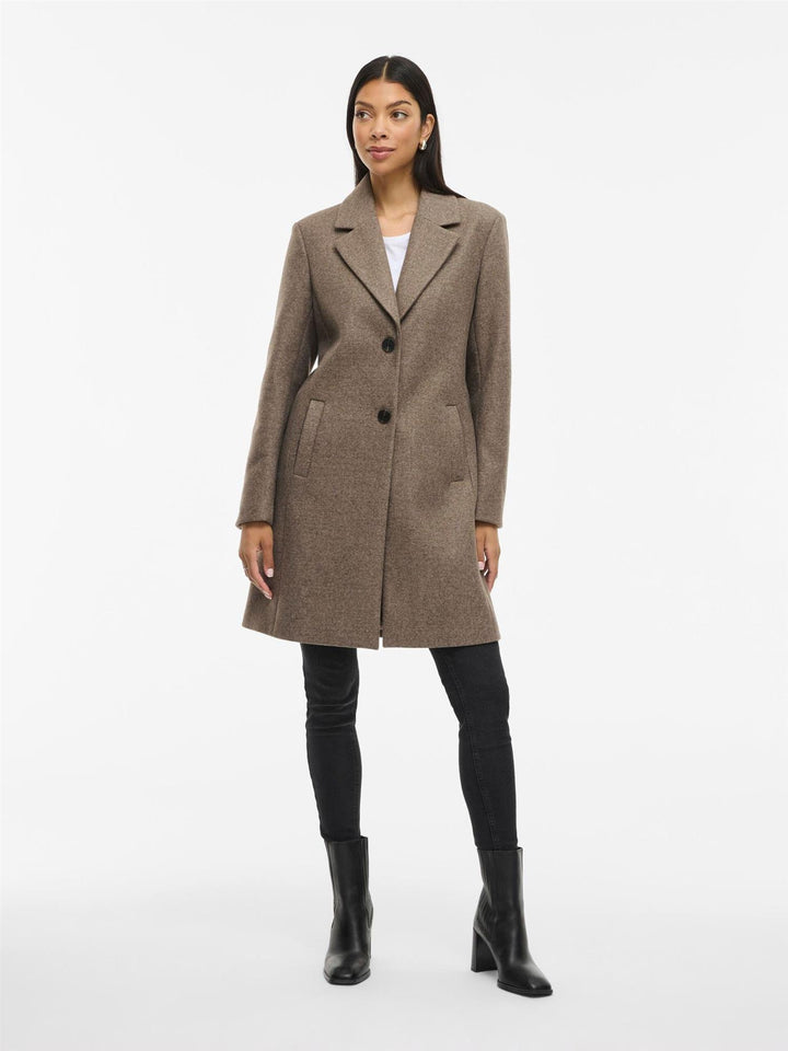Vila Viclaudia Button Coat