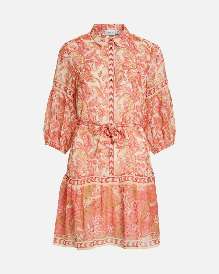 Vila Praya printed short dress