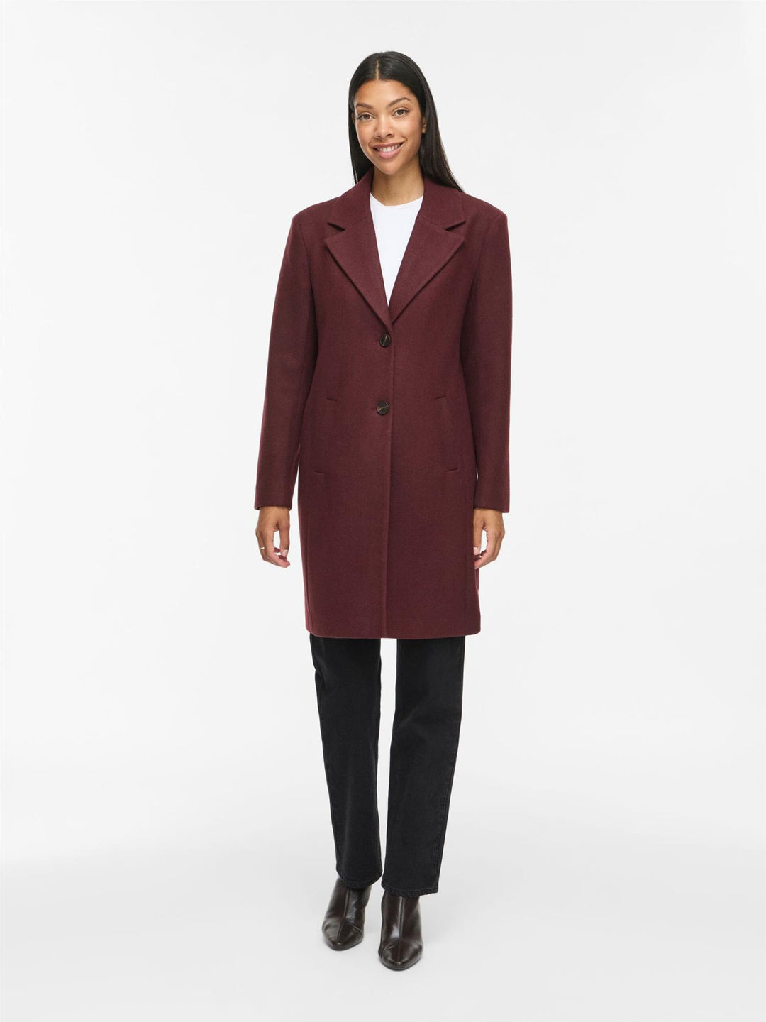 Vila Viclaudia Button Coat
