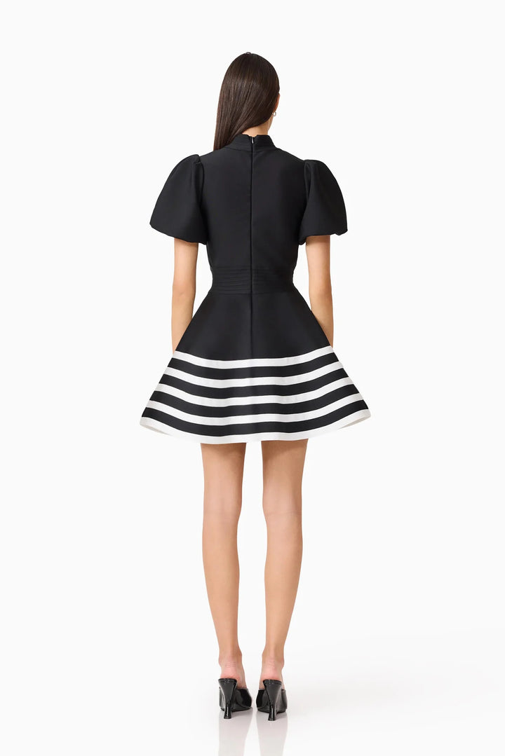 Elliatt Ninette Puff Sleeves Fit and Flare