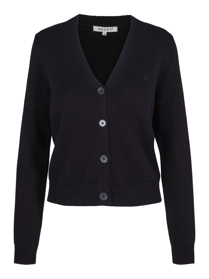 Haust V-neck knitted cardigan