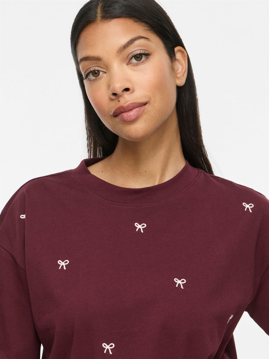 Vila Bow O-neck t-shirt