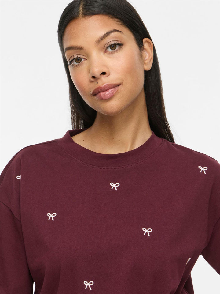 Vila Bow O-neck t-shirt