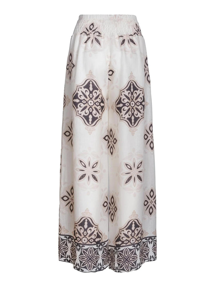 Haust Printed wide trouser
