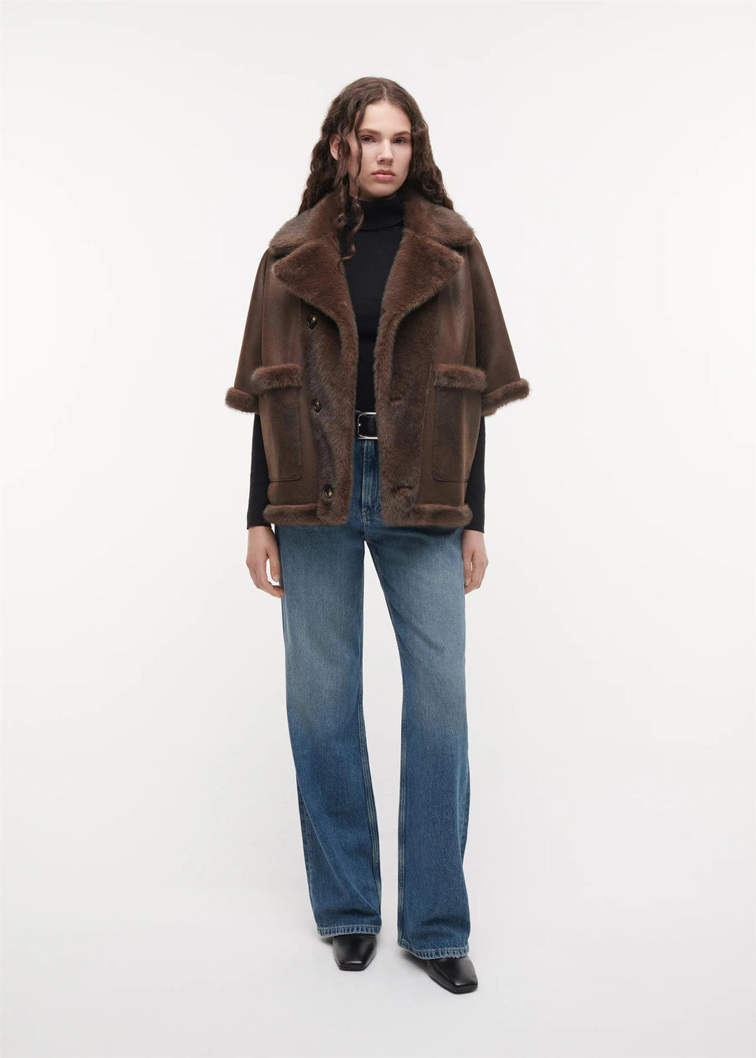 STUDIO AR Clara Faux Mink