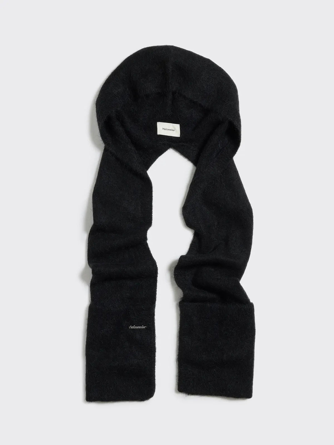 Holzweiler Fluffy hood scarf