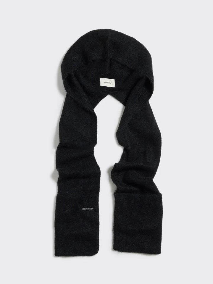 Holzweiler Fluffy hood scarf