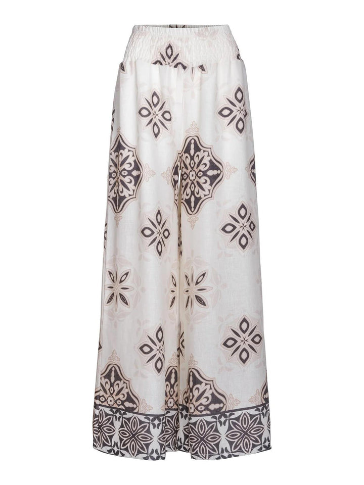 Haust Printed wide trouser