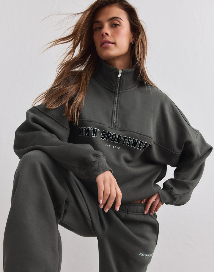 AIMN Varsity Sweat Half Zip