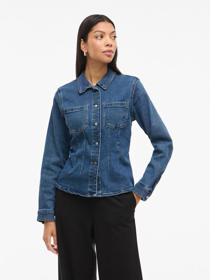 Vila Visol L/S Denim Shirt