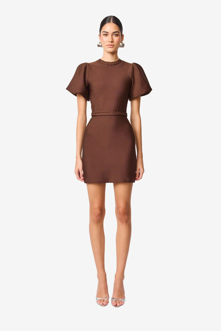 Elliatt Floriana puff mini dress