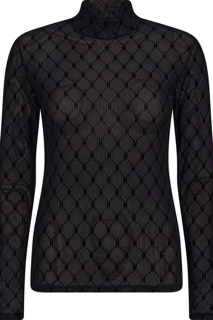 Hype the detail Mesh Turtle Neck