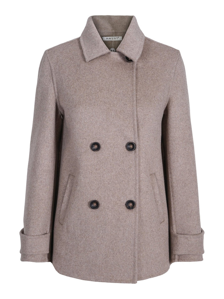 Haust A shape wool coat