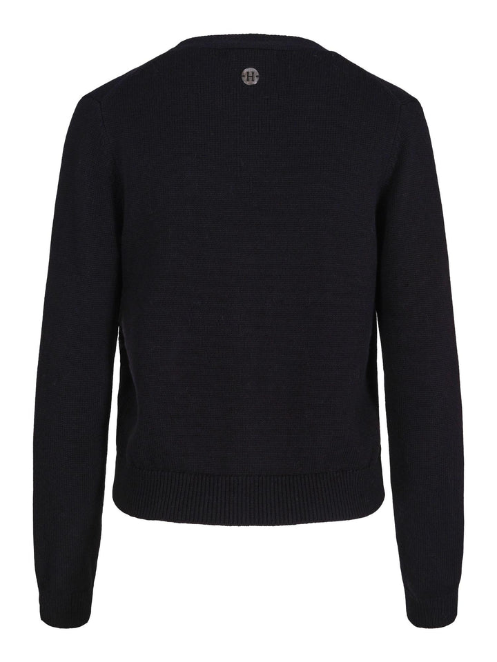 Haust V-neck knitted cardigan