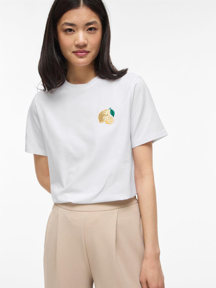 Vila Vinora T-Shirt Lemon