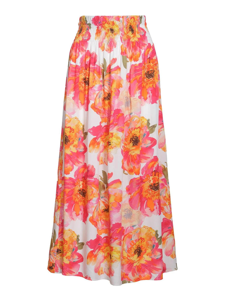Haust Long satin skirt
