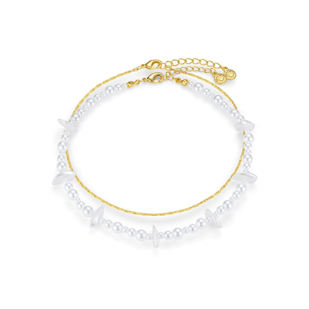 ORELIA Mixed pearl anclet