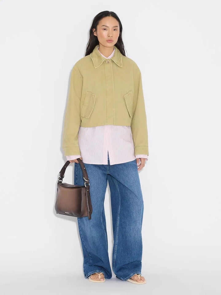 Holzweiler Bud leather bag midi