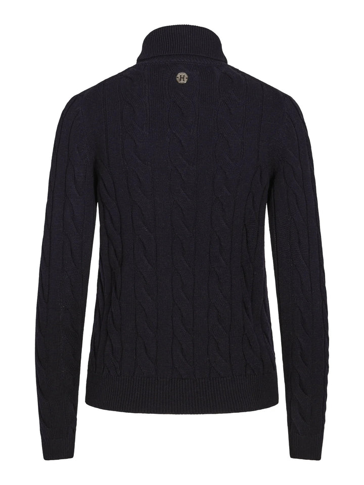Haust Cable knitted roll neck