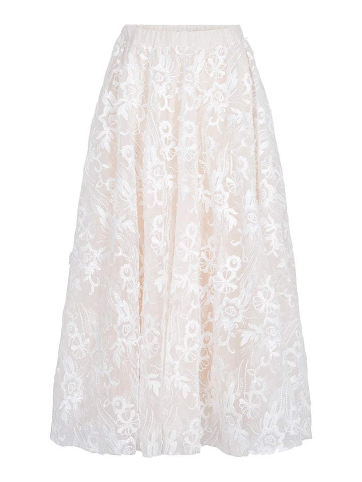 Haust Fab long tulles skirt Embroidery