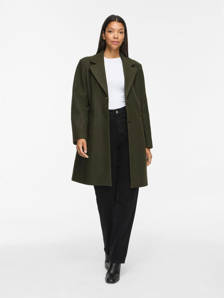 Vila Viclaudia Button Coat