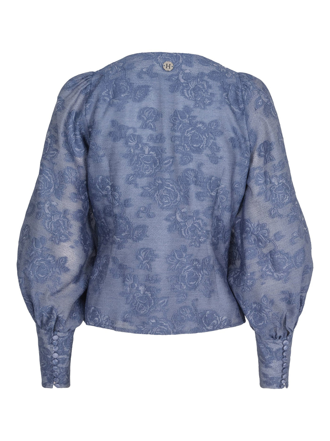 Haust Rose mesh blouse