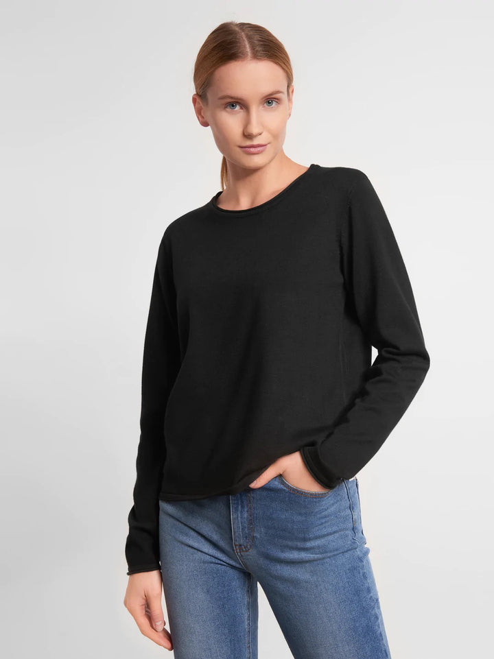 Soft Rebels Marla O-Neck Roll Edge