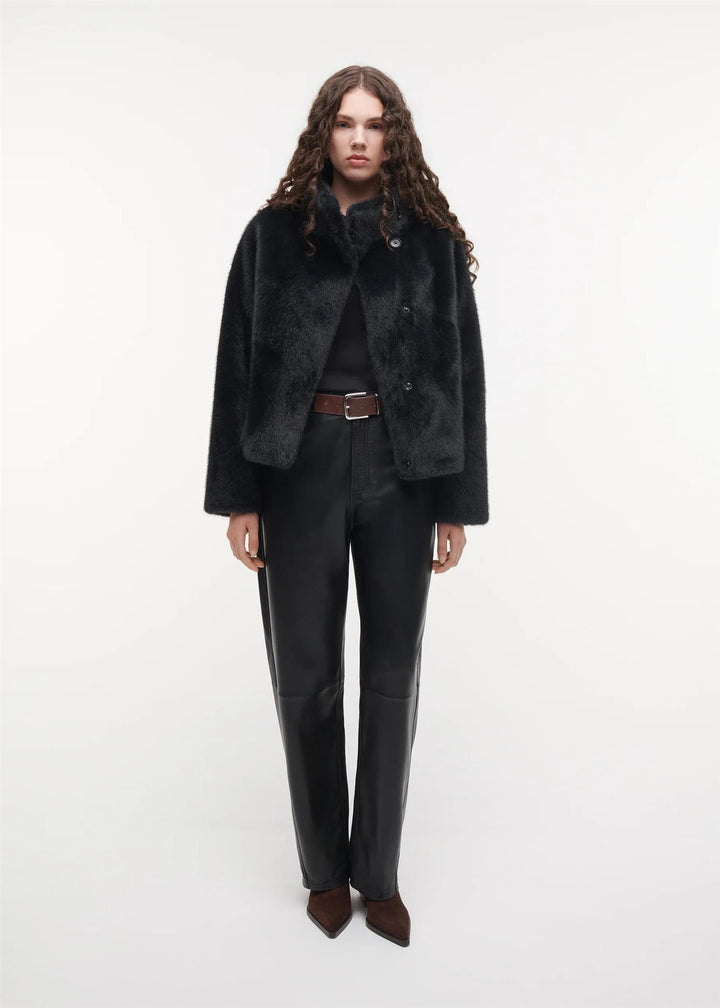 STUDIO AR Mallow Faux mink