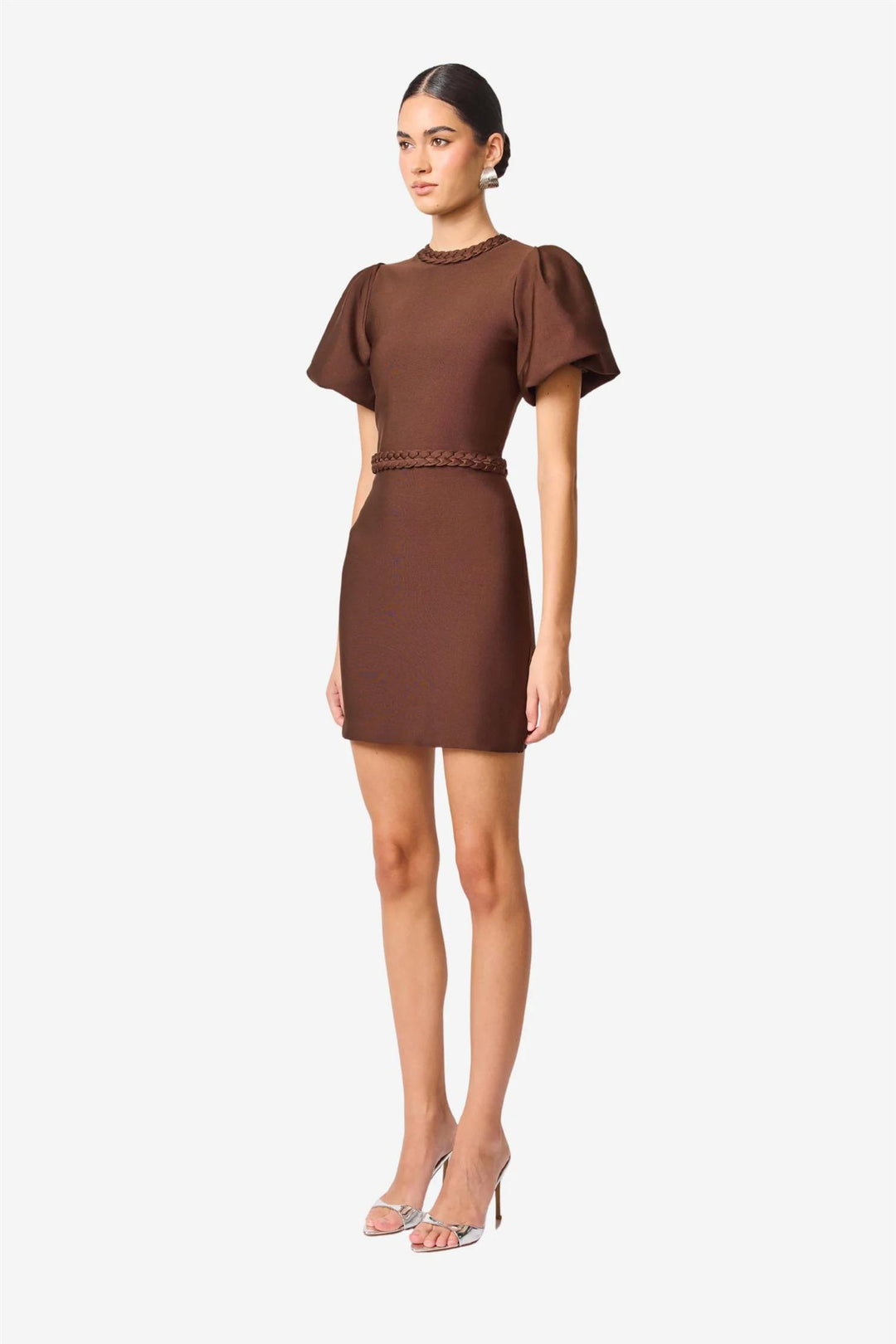 Elliatt Floriana puff mini dress