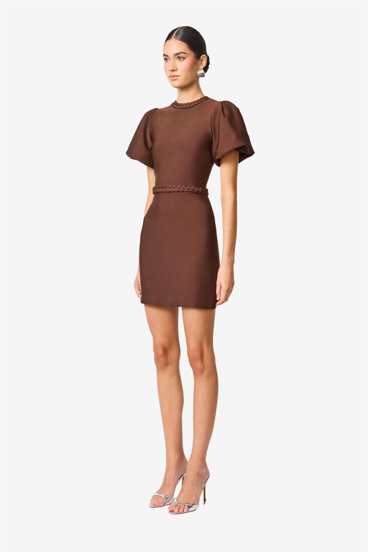 Elliatt Floriana puff mini dress