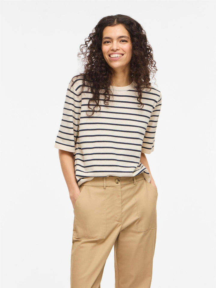 Vila Malu Neck knit top