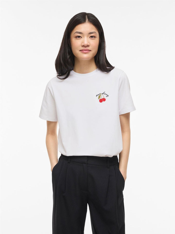 Vila Vinora T-Shirt Cherry