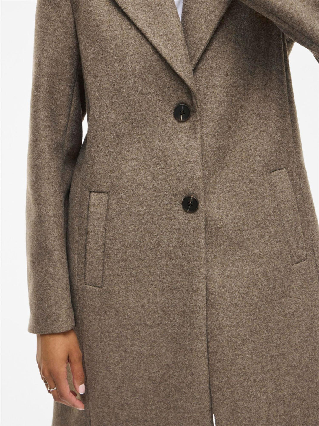 Vila Viclaudia Button Coat